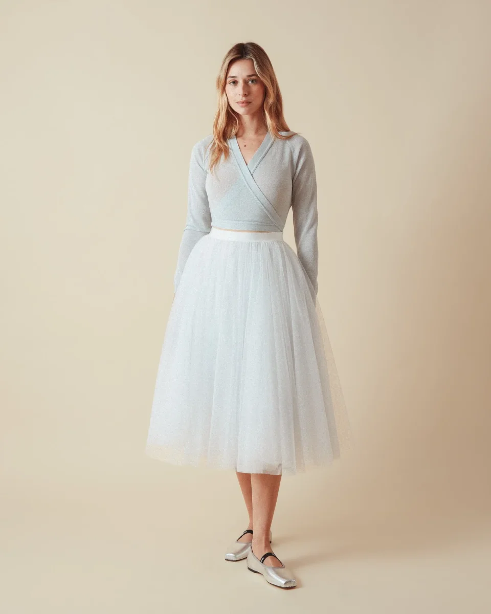 Jupon mi-long pailleté – Image 3