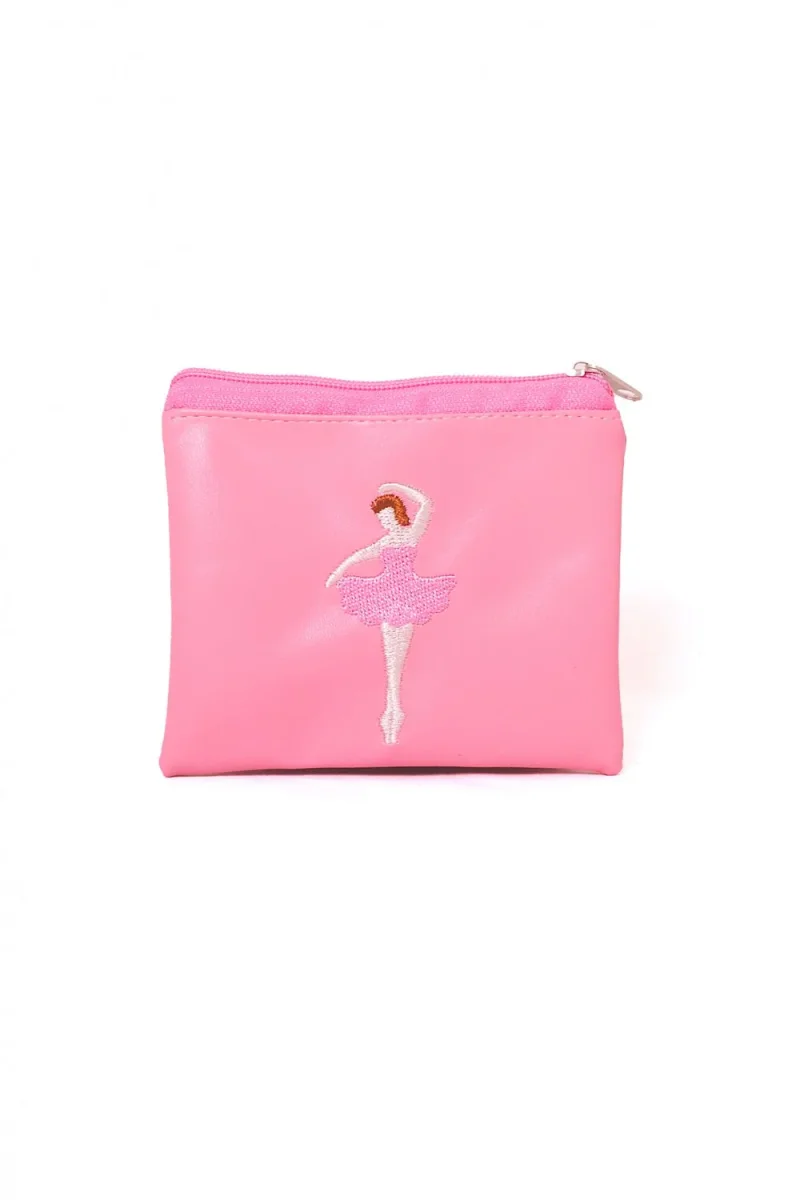 Porte-monnaie zippé à motif ballerine Molly & Rose – Image 3